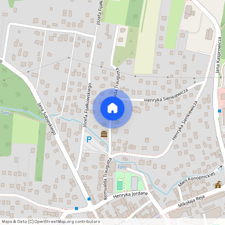 ul. Romualda Traugutta, Myślenice, Myślenice, myślenicki, małopolskie