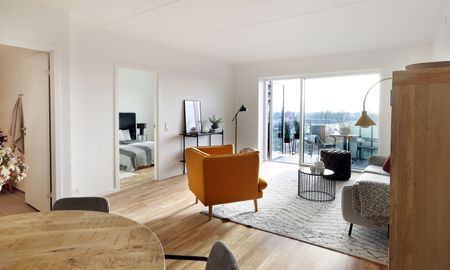 2-værelses lejlighed på 76 m2 med egen altan, god planløsning og flot udsigt! - Foto 4