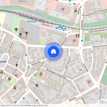 ul. Bobrecka, Cieszyn, cieszyński, śląskie