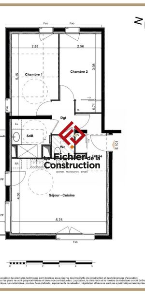 Location Appartement 3 pièces 65m² MEYLAN 38240 - Photo 2