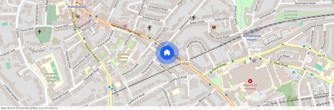 Rosslyn Hill, Hampstead, NW3