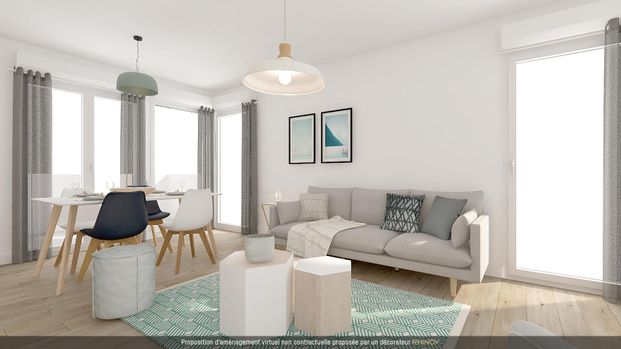 location Appartement T4 DE 79.8m² À ASNIERES SUR SEINE - Photo 1