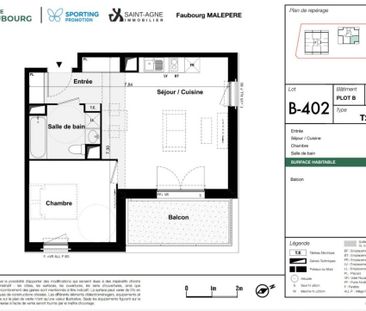 Appartement 2 pièces – 45 m² - Photo 2
