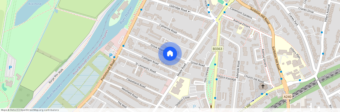 Grove Road, Surbiton, KT6, London