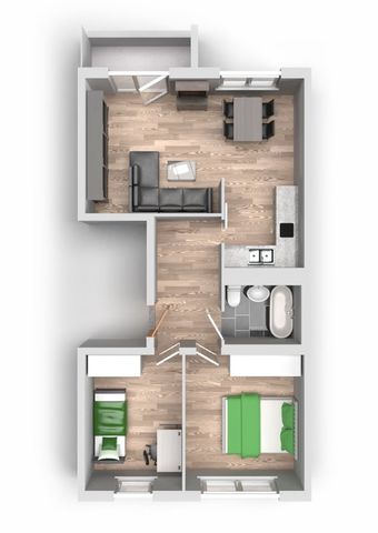 3-Raum-Wohnung Riedweg 3 - Photo 5