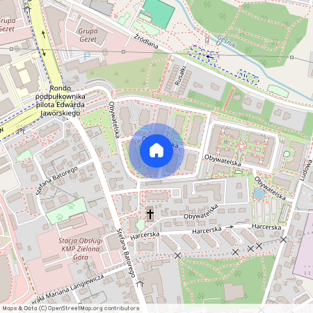 ul. Obywatelska, Centrum, Zielona Góra, lubuskie