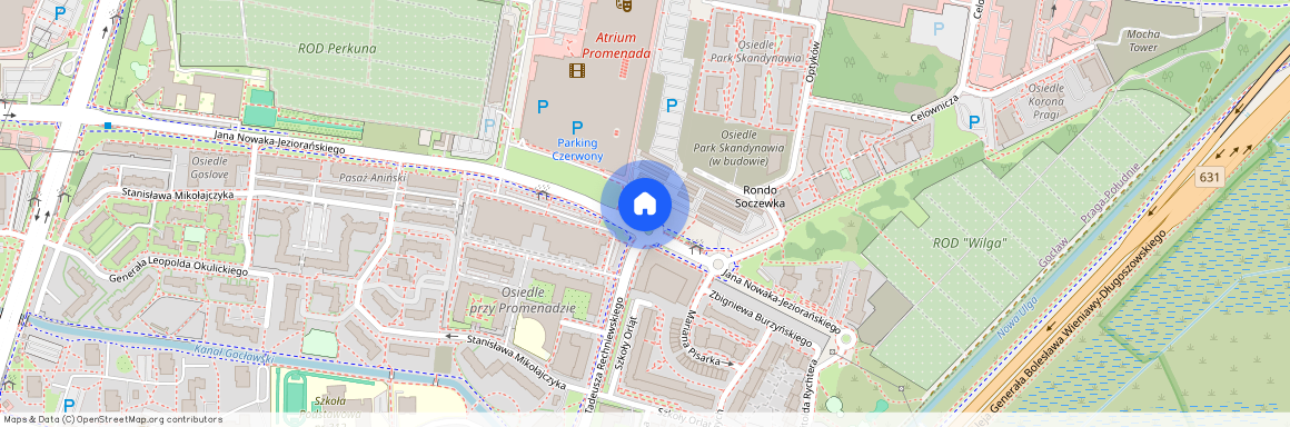 ul. Jana Nowaka-Jeziorańskiego, Gocław, Praga-Południe, Warszawa, mazowieckie