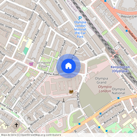 Blythe Road, Brook Green, London, W14