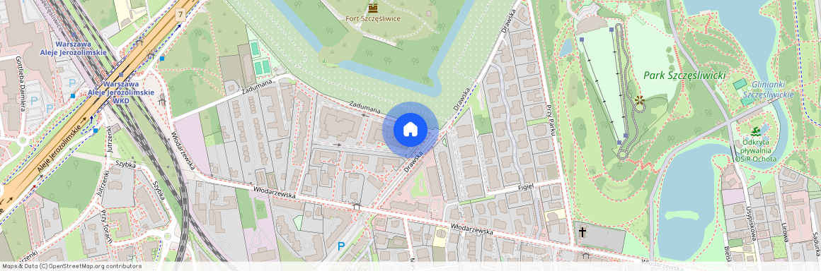 ul. Zadumana, Szczęśliwice, Ochota, Warszawa, mazowieckie