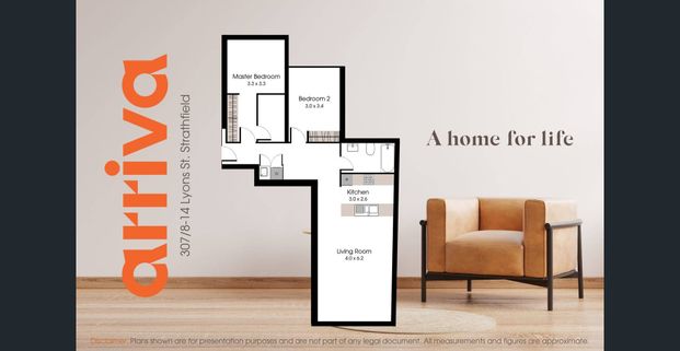 Arriva Strathfield, Luxury 2 Bedroom Apartment - Photo 1