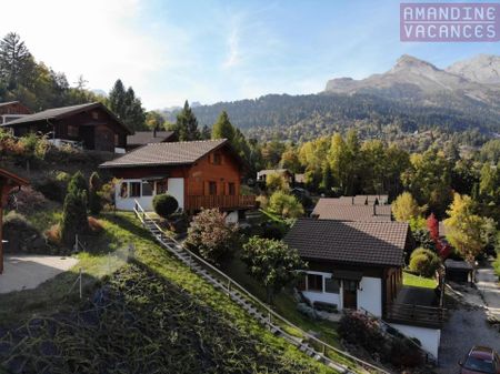 Location saison : petit chalet cosy de 3 chambres - Photo 3