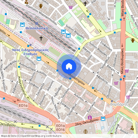 Καλού Μιχαήλ 2-6, 546 29, Θεσσαλονίκη (546 27), Ξηροκρήνη (Ξηροκρήνη - Παναγία Φανερωμένη)