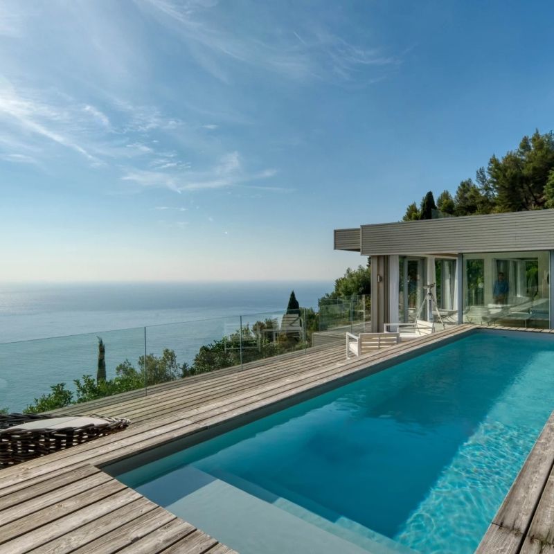 Roquebrune Cap Martin - Splendide villa, 363m2, jardin, piscine, terrasses, sauna, salle de sport - Photo 1