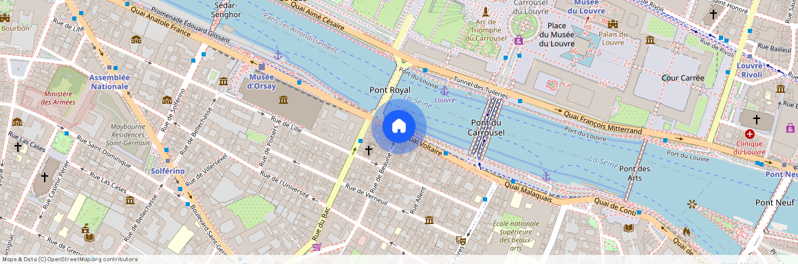 Quai Voltaire et Rue de Beaune 75007 Paris (7e arrondissement)