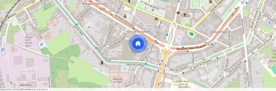 Rue De La Fonderie, 51, 23, 7000, Mons