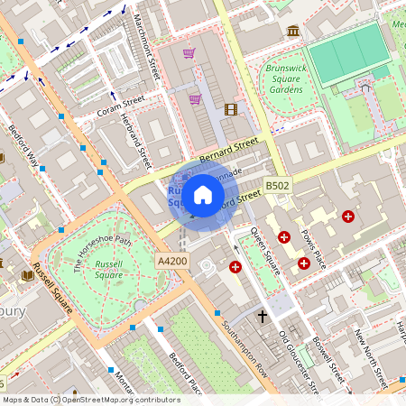 Flat A, 66 Guilford Street, Russell Square