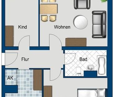 3 Zimmerwohnung in zentraler Lage - Photo 1