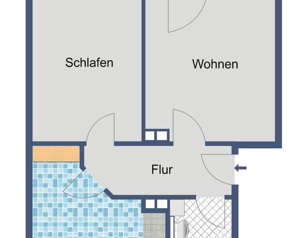 Gemütliche Erdgeschosswohnung in ruhiger Lage - Foto 1