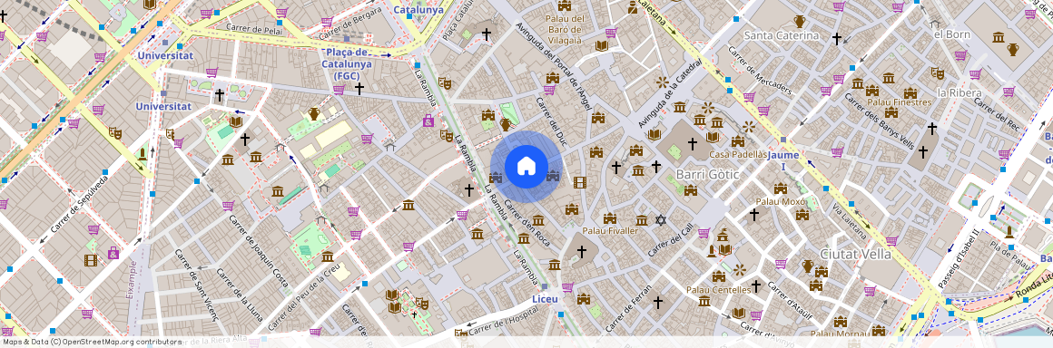 Carrer de la Portaferrissa 16, 1º 4ª, 08002 Barcelona, Barri Gòtic, Ciutat Vella, Eixample