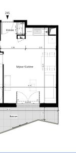 Location appartement 2 pièces 44.38 m2 à Tours - Photo 4