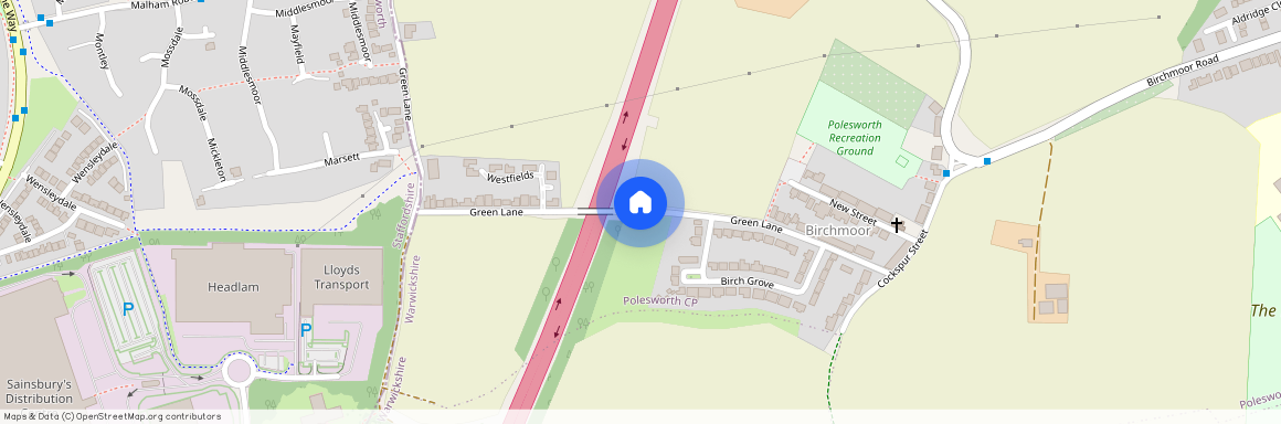 Green Lane, Birchmoor, B78