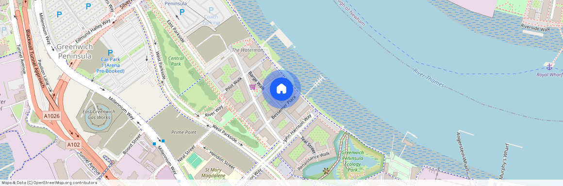 25 Barge Walk, North Greenwich, London, SE10.