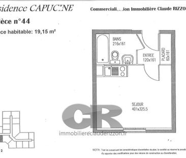 Location Appartement 1 pièce 19m² METZ 57000 - Photo 1