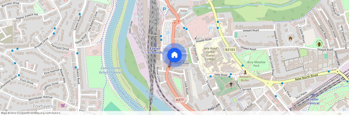 Bonhay Road, St Davids, Exeter, EX4