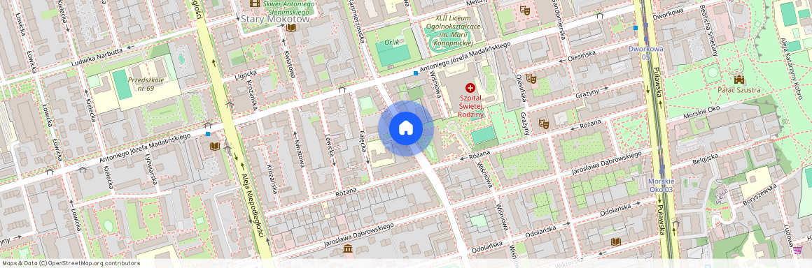 ul. Kazimierzowska, Stary Mokotów, Mokotów, Warszawa, mazowieckie