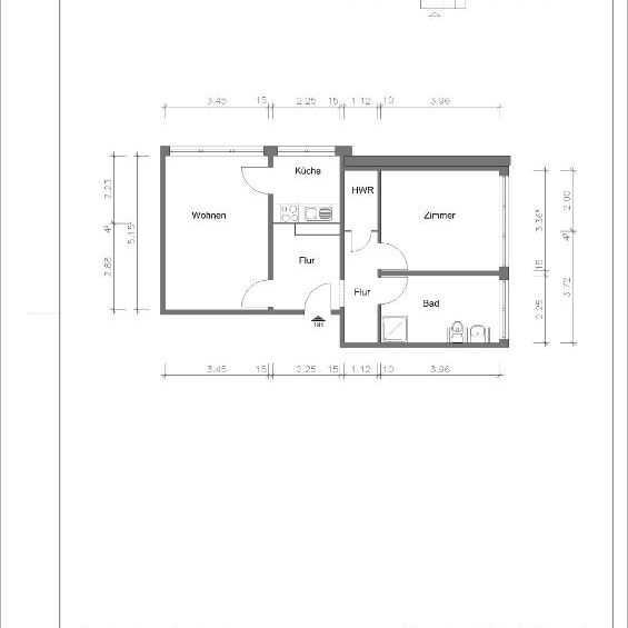 Große 2-Raumwohnung mit ebenerdiger Dusche! - Foto 1