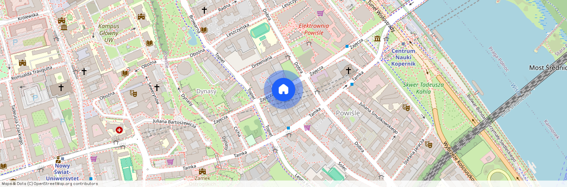 Śródmieście, Powiśle, ul. Zajęcza 9, Warszawa