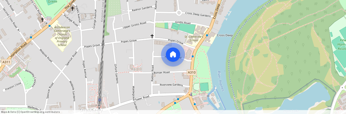 Holmes Road, Strawberry Hill, TW1, London