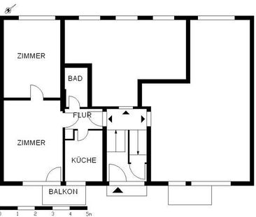 Schöne 2-Zimmer-Wohnung mit Balkon - Foto 6