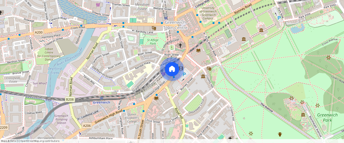 ** Greenwich High Road, Greenwich, SE10