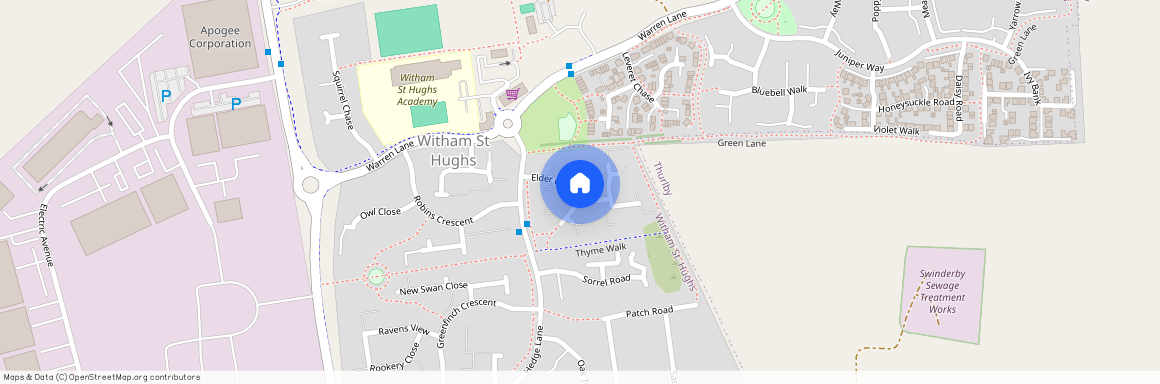 Elder Close, Witham St. Hughs, Lincoln, Lincolnshire, LN6