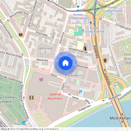 ul. Masarska, Grzegórzki, Grzegórzki, Kraków, małopolskie