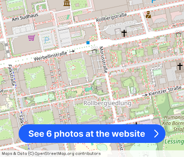 Möblierte 2-Zimmer Wohnung mit Balkon in Neukölln - Photo 1