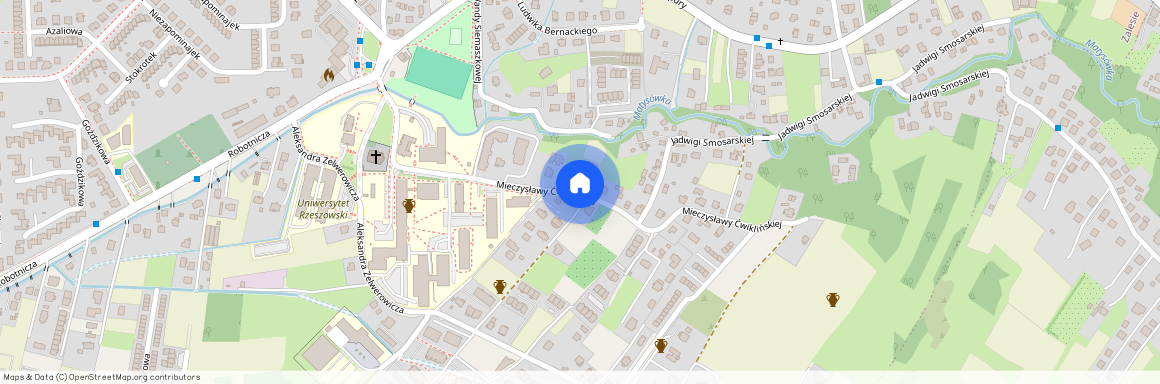 Mieczysławy Ćwiklińskiej, Rzeszów, Zalesie