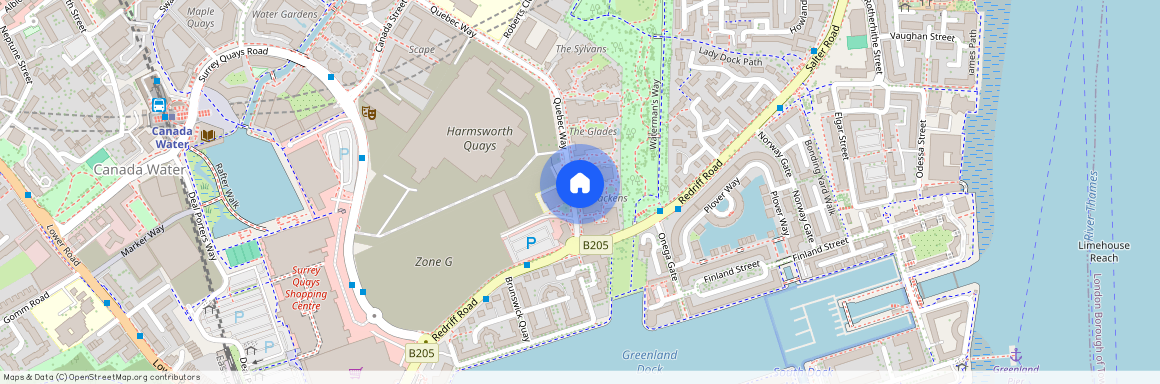 Quebec Way, Canada Water, London, SE16