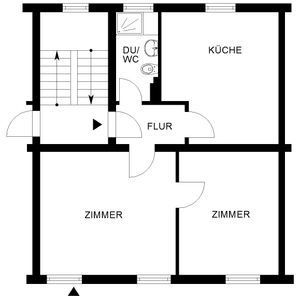 Schicke 2 Zimmer Wohnung im Zentrum von Wolfsburg // 1.OG. re. - Foto 2