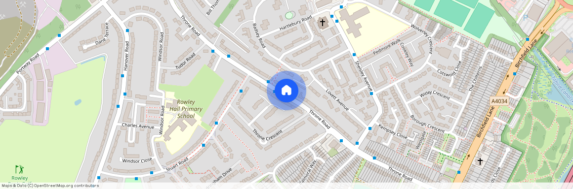 Throne Road, Rowley Regis, West Midlands, B65