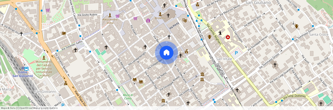 Toscano, Provincia di Como, Como, Casa, Via Indipendenza