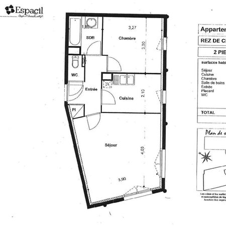 Location Appartement 2 pièces 45m² NANTES 44000 - Photo 4