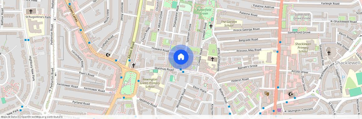 Burns House, N16 8UD