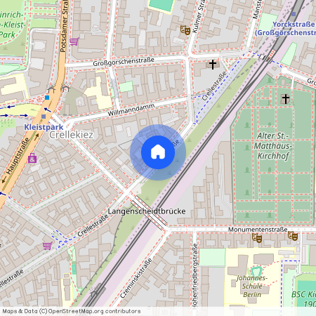 Crellestrasse, 10827 Berlin - Schöneberg