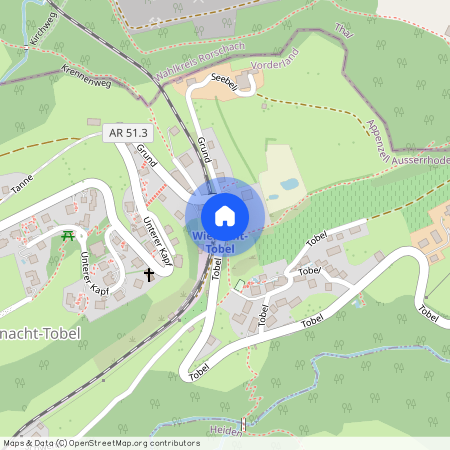 9405, Wienacht-Tobel, Tobel