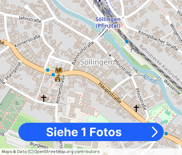 °°° MODERNE EINZIMMER EINLIEGERWOHNUNG IN GRÖTZINGEN °°°° - Foto 1