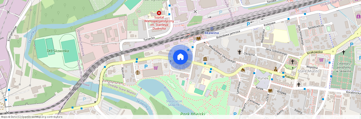 ul. Adama Mickiewicza, Skawina, Skawina, krakowski, małopolskie