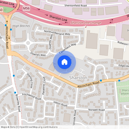 Manor Court; Sharston; M22