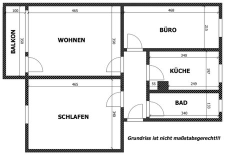 Schöne 3 Raumwohnung in der 3 Etage mit Balkon zu vermieten, im familiärer Umgebung - Photo 2